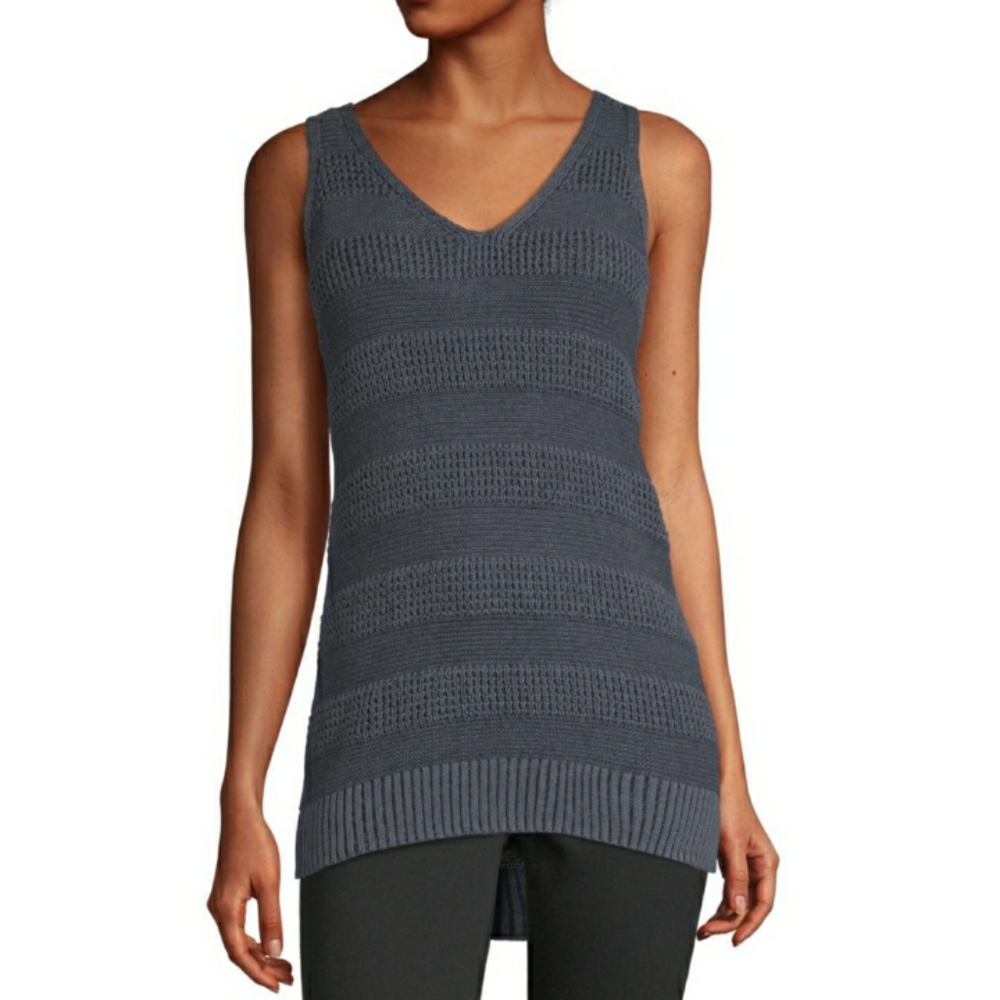 NWT a.n.a V Neck Sleeveless Pullover Sweater
